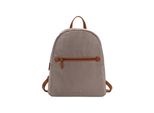 Rucksack EMILY & NOAH Rucksack E&N Jarina, Damen, Gr. B/H/T: 27cm x 31cm x 13cm, grau (taupe 900), Polyester, Rucksäcke Rucksack