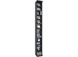Standregal Vcm "Holz Cd Dvd Stand Aufbewahrung Deko Regal Bigol", Schwarz, B:21Cm T:20Cm, Regale, Standregal