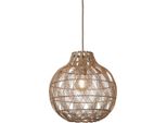 Good & Mojo HäNgeleuchte "Mendoza", Beige (Natur), 1, Ø 35Cm H: 233Cm, Leuchten, HäNgeleuchte