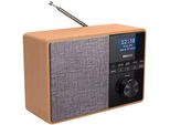 PHILIPS Radio TAR5505, braun (hellbraun), B:20,66cm H:14cm T:10,6cm, Radios