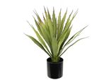 Kunstpflanze I.Ge.A. "KüNstliche Agave Aloe Vera Im Topf Kunstpflanze", GrüN, B:16Cm H:38Cm L:16Cm, Kunststoff, Kunstpflanzen, Kunstpflanze, Kaktus Kakteen