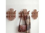 Mca 3Er-Set Garderobenpaneel MCW-P57, Wandgarderobe Garderobenleiste Holzgarderobe, Massiv-Holz Eiche
