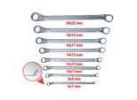 Ks Tools Classic Doppel-RingschlüSsel-Satz, GekröPft, 8-Teilig 6-22Mm (517.0248)