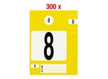 KS Tools Schlüsselanhänger-Set, gelb, 300 Stück (500.8017)