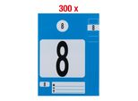 KS Tools Schlüsselanhänger-Set, blau, 300 Stück (500.8016)