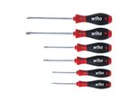 Wiha Schraubendreher Set Softfinish® Phillips, Pozidriv 6-Tlg. (26146)