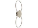 Eglo Deckenleuchte "Venticello 1 Deckenlampe - Alu - Led;Led - 20W;0,91W - IP20", Sandfarben, 2, H: 5Cm, 1 Stk., Leuchten, Wohzimmerlampe, Esszimmerlampe, Flur, Schlafzimmer, L66 X B30 X H5 Cm, Deckenleuchte