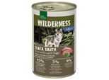 Real Nature Wilderness Nourriture Humide Chien Adulte BœUf Black Earth, Autruche Et Buffle 24X400 G
