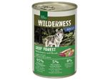Real Nature Wilderness Nourriture Humide Chien Adulte Deep Forest Sanglier Et Cerf 12X400 G