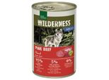 Real Nature Wilderness Nourriture Humide Chien Adulte Pure Beef 12X400 G