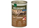 Real Nature Wilderness Nourriture Humide Pour Chat, Adulte Wide Savannah Agneau & Sanglier 6X400 G