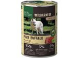 Real Nature Wilderness Nourriture Humide Chien Adulte Pure Buffalo Buffle Domestique 24X400 G