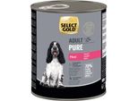 Select Gold Pure BoîTes De Nourriture Humide Chien Adulte Cheval 6X800 G