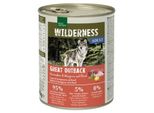 Real Nature Wilderness Adult Great Outback Lapin, Kangourou Et BœUf 12X800 G