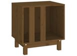 VidaXL Hundehütte Massivholz Kiefer Hundehöhle Hundebett braun 50 cm, 50 cm, 52 cm