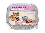 Premiere Meat Menu Pour Chatons MéLange De Viandes 64X100 G