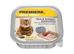 Premiere Meat Menu Adult Boeuf & MéLange De Volaille 64X100 G