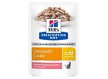 Hill's Prescription Diet C/D Multicare Urinary Care Chat Adulte Saumon 24X85 G