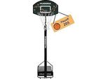 HUDORA Basketballständer Playoff 205 - höhenverstellbarer Basketballkorb mit Ständer für Kinder & Jugendliche - Mobiler Outdoor Basketballkorb für den Garten - Stand-Basketballkorb mit Rollen