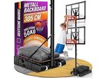 Basketballkorb Outdoor [mit Sandsack] – Basketball Korb höhenverstellbar von 135 cm bis 305 cm – Wetterfester Basketballkorb mit Ständer – Basketballkörbe für Kinder und Erwachsene - Basketball Hoop