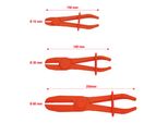 Ks Tools Schlauch-Abklemm-Zangen-Satz, 3-Tlg. (115.5050)