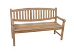 Gartenbank Echtholz Teak 3-Sitzer Lombok