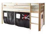 Spielbett Holz Malte Ca. 90X200 Cm Schwarz