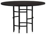 Esstisch Copenhagen Ø Ca. 115 Cm Schwarz