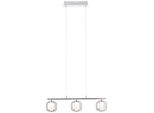 Led-HäNgeleuchte Rafa Chromfarben/Grau Max. 18 Watt