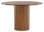 Esstisch Bianca Ø Ca. 110 Cm Walnussfarben