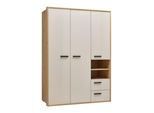Kleiderschrank Casa Mia Kaschmirfarben/Eiche Artisan
