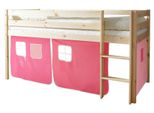 Spielbett Holz Malte Ca. 90X200 Cm Rosa