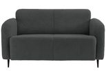2-Sitzer-Sofa Marone Anthrazit Teddystoff