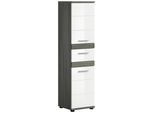 Midischrank Blake Ca. 35X137 Cm Rauchsilber/Weiß