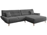 Wohnlandschaft Drago Anthrazit Chenille