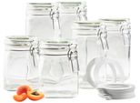 Einmachglas-Set Aus Glas, 6-Teilig