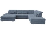 Wohnlandschaft Dalida Hellblau Chenille