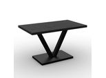 Esstisch Loca Schwarz Mdf Ca. 140X80X76 Cm