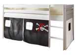 Spielbett Holz Malte Ca. 90X200 Cm Schwarz