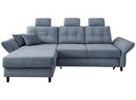 Wohnlandschaft Brizzini Hellblau Chenille