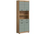 Hochschrank Scout Ca. 74X191X31 Cm SalbeigrüN