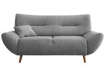 2-Sitzer-Sofa Drago Silberfarben Chenille
