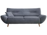 3-Sitzer-Sofa Drago Hellblau Chenille