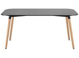 Esstisch Anuk Schwarz Mdf Ca. 160X90 Cm