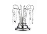 Kristall-Tischleuchte Pioggia Chromfarben Max. 6 Watt