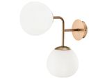 Wandleuchte Erich Messingfarben Max. 40 Watt Wandlampe