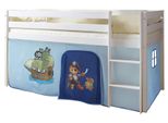 Spielbett Holz Malte Ca. 90X200 Cm Blau/Weiß