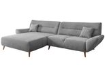Wohnlandschaft Drago Silberfarben Chenille