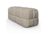 Hockerbank Ella Beige Bouclé Gepolstert
