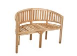 Gartenbank Echtholz Teak 2-Sitzer Ambon